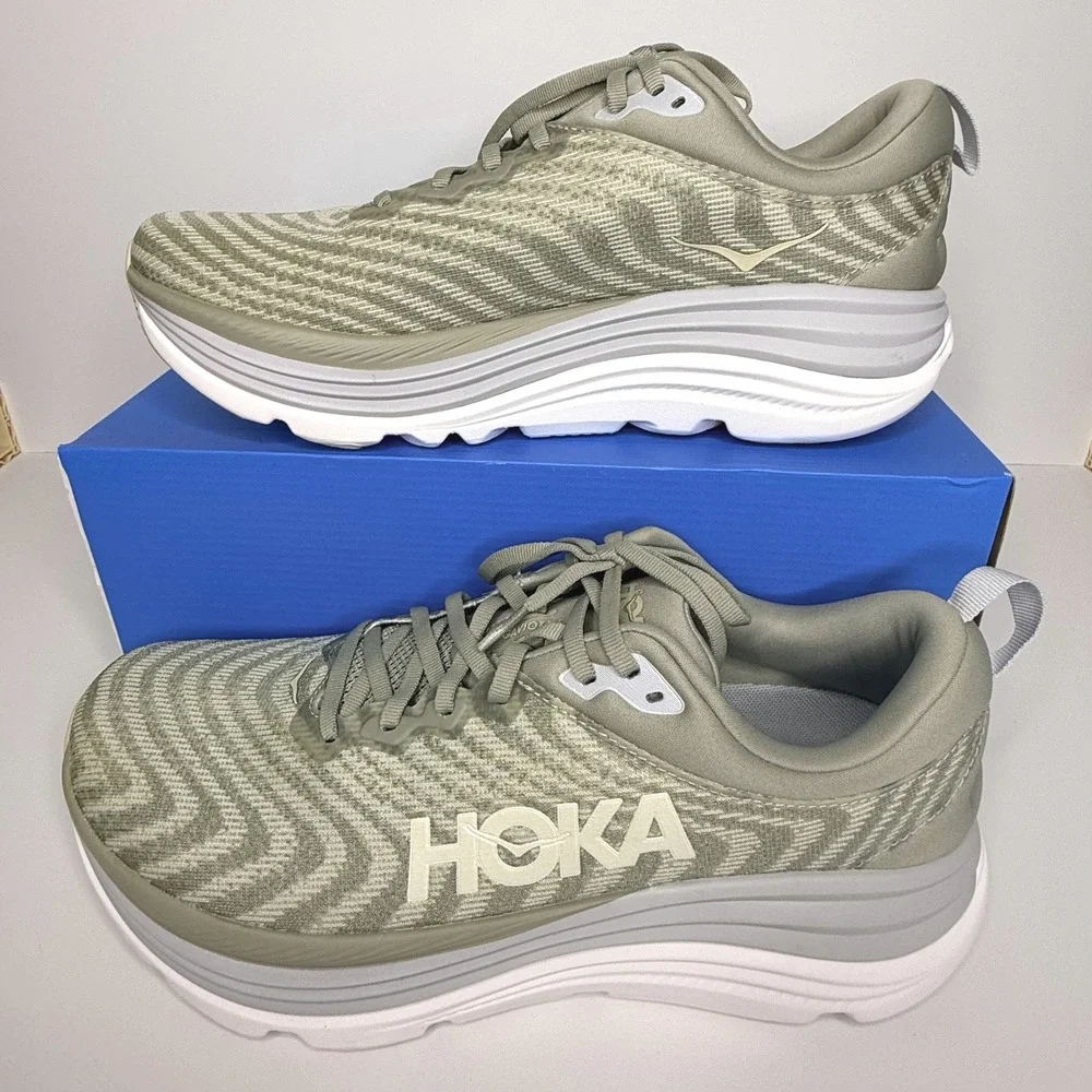 Hoka Gaviota 5 Men's Size 11.5D Olive Green Athletic Running Shoes NEW - Picture 1 of 5